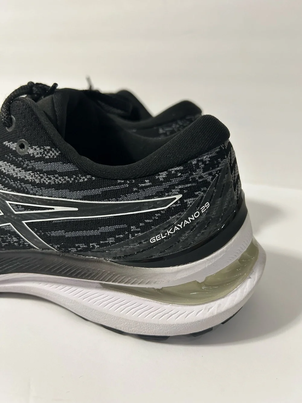 ASICS GEL-Kayano 29 Running Shoes W12 Men 10 Black Cushioned Stability Sneakers